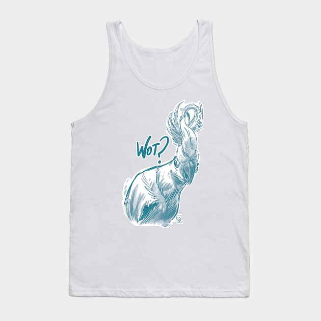 Wot? Cockatoo Tank Top by Mason Comics